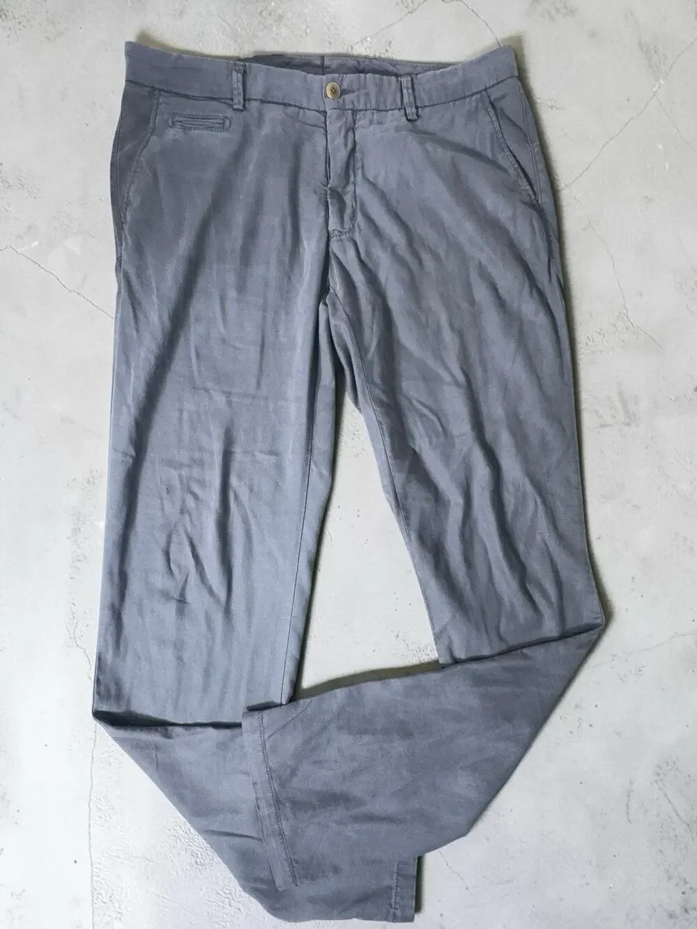 Ballin Modern Fit Grey Stretch Chino Pants Men’s 35x34 Lyocell Blend